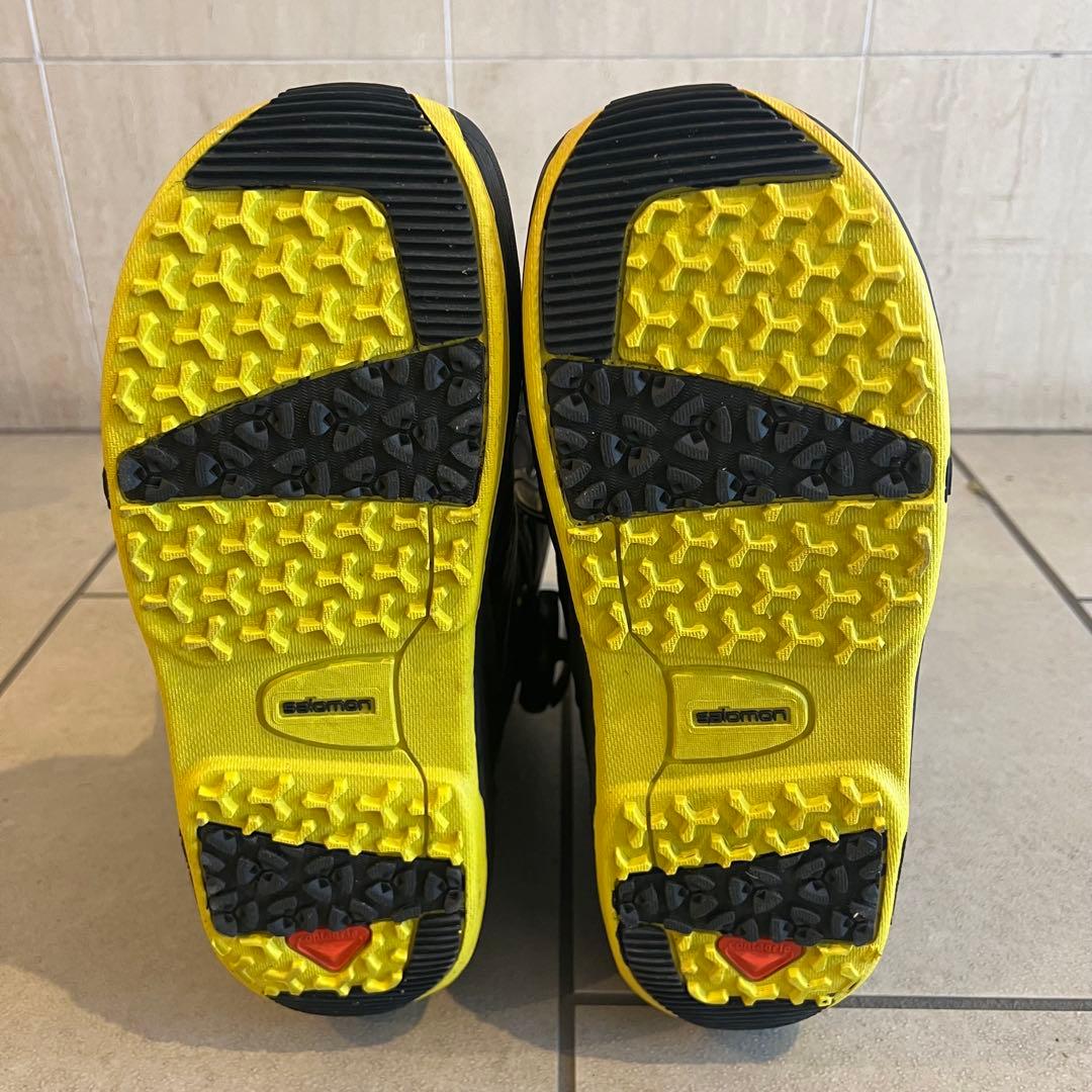 SALOMON スノーボードブーツ ブラック ブルー イエロー