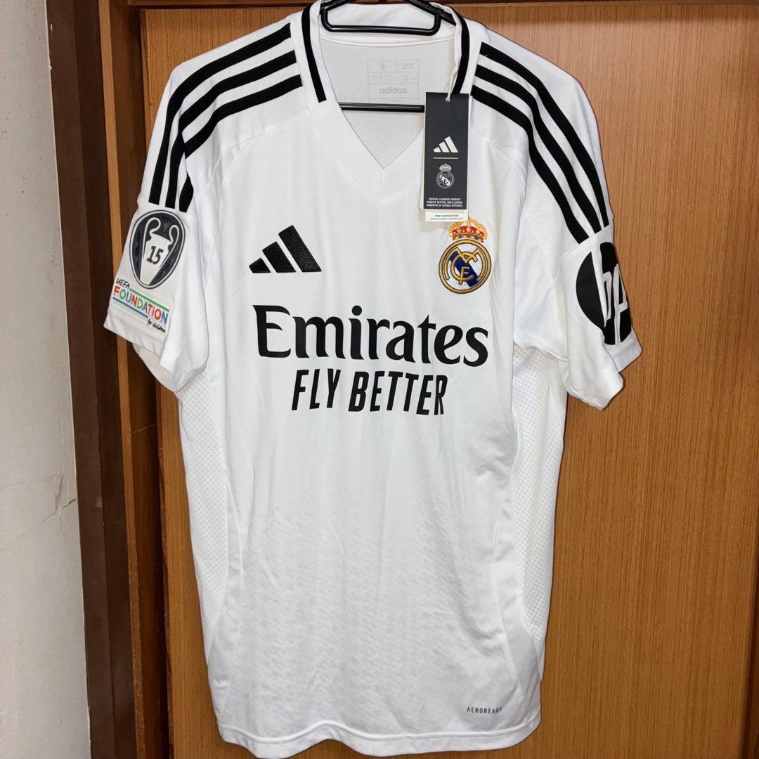 新品未使用　正規　レアルマドリード　2024 ユニフォーム　M　アディダス　CL