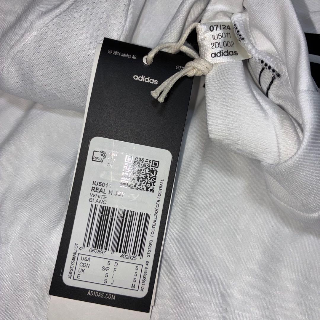 新品未使用　正規　レアルマドリード　2024 ユニフォーム　M　アディダス　CL