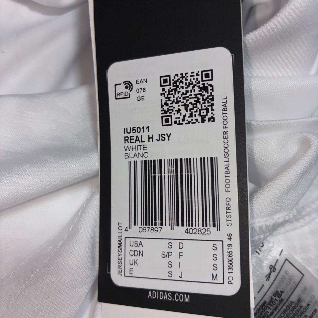 新品未使用　正規　レアルマドリード　2024 ユニフォーム　M　アディダス　CL