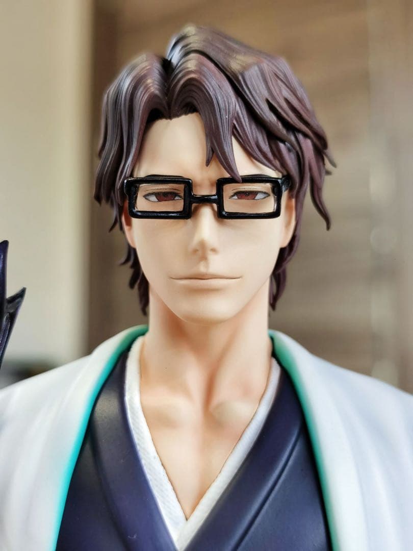 BLEACH 黒衣少年図 藍染惣右介 ガレージキット ガレキ スタチュー①⑨