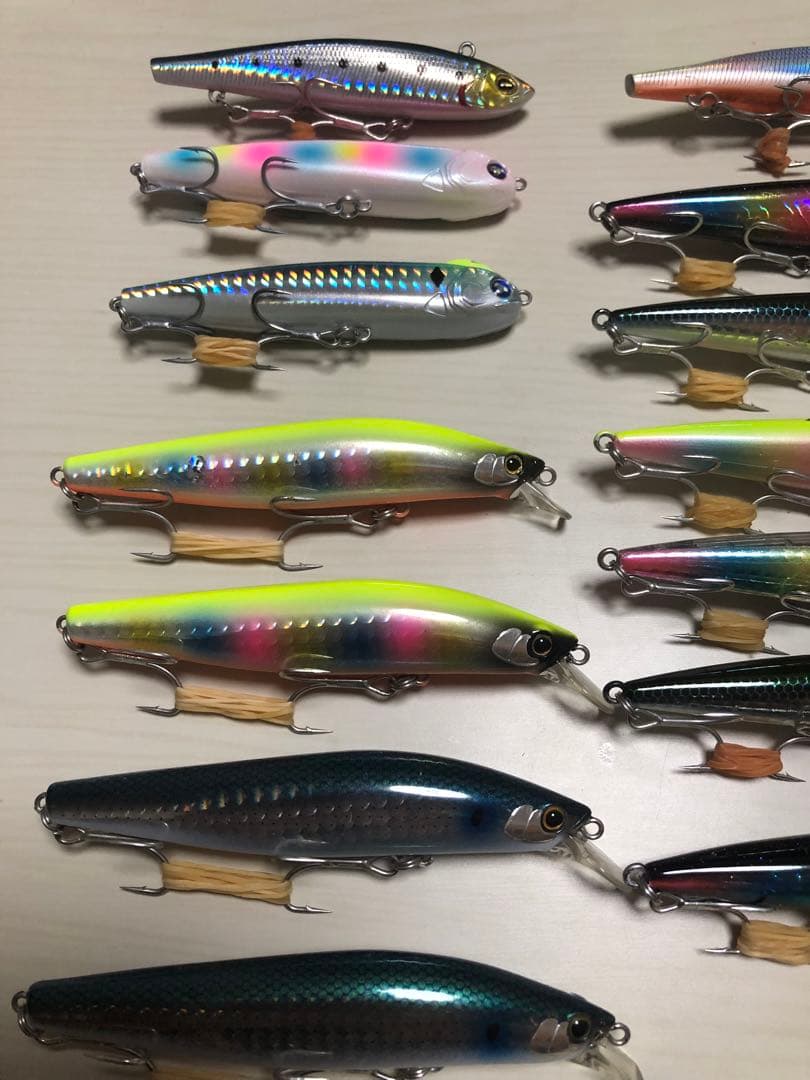 シーバスルアー 16個セット 内未使用1個含む　多少汚れ傷あり