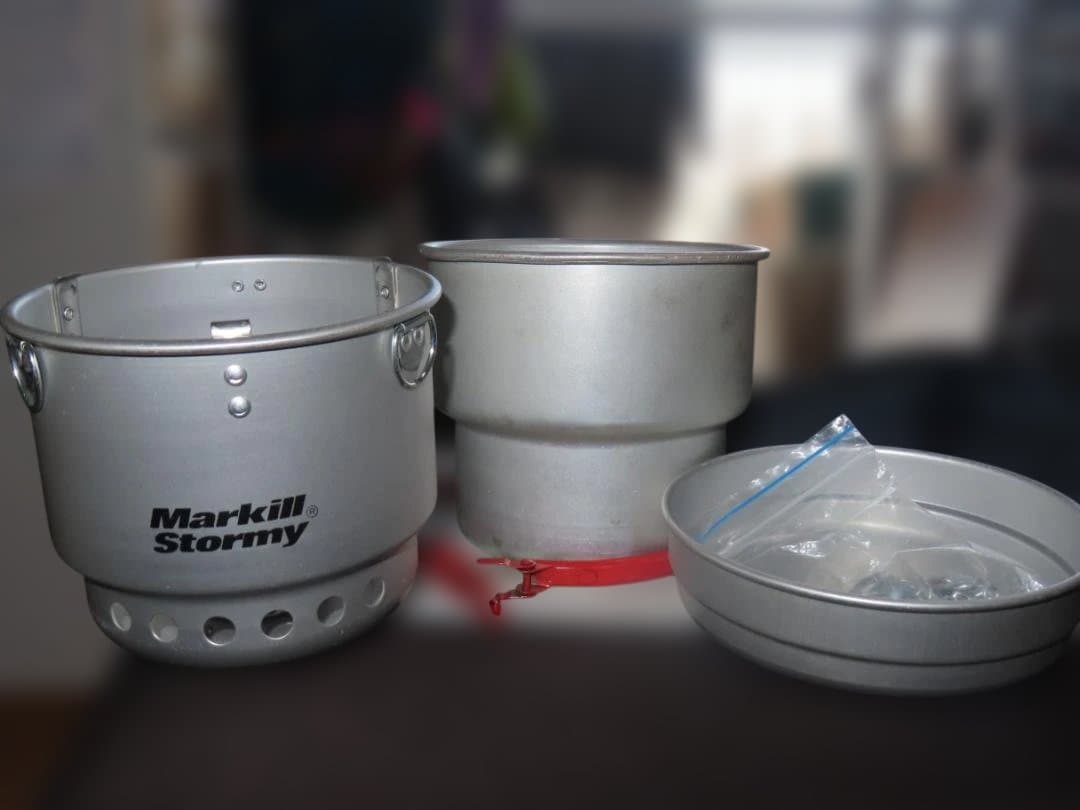 デッドストック 【MARKILL】 マルキル ストーミー 防風型クッキングセット