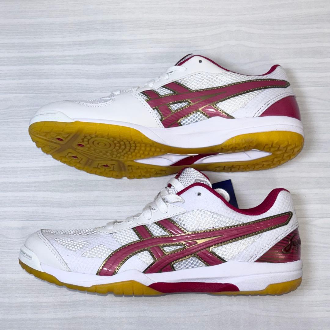 アシックス　バレーボールシューズ　　　ローテジャパンライト　25.5 赤　レッド