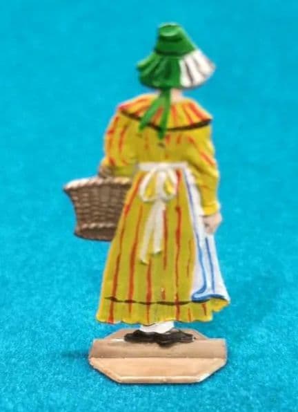 希少 ドイツ製 ビンテージ 錫製 フギュア 手彩色 ８体 セット シラ一社