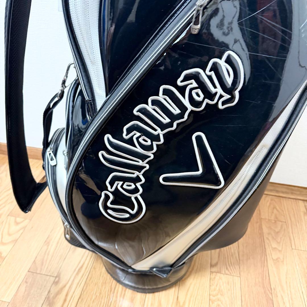 Callaway エナメル製 キャディバッグ 送料無料
