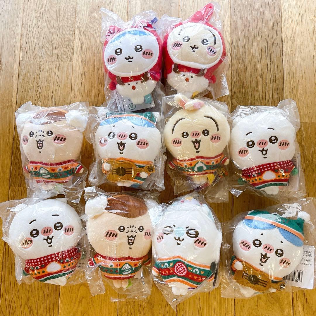 全10点セット　ちいかわ　エニマイくじ　E賞D賞　うさぎ　ハチワレ