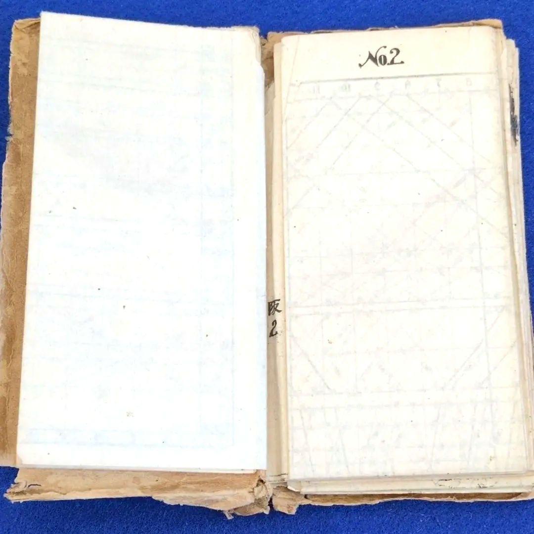 希少 鉄道省(国鉄)戦中 鉄道職員業務用ダイヤ式旅客列車時刻表(昭19年)当時物