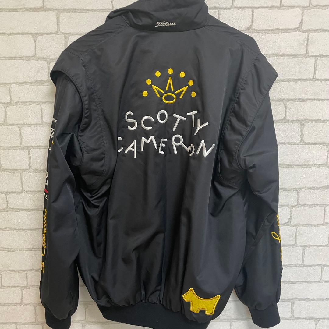 タイトリスト　スコッティキャメロン　ブルゾン　ジャケット　黒Lサイズ　ゴルフ