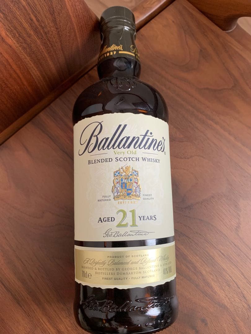 バランタイン21年　未開封　箱無し