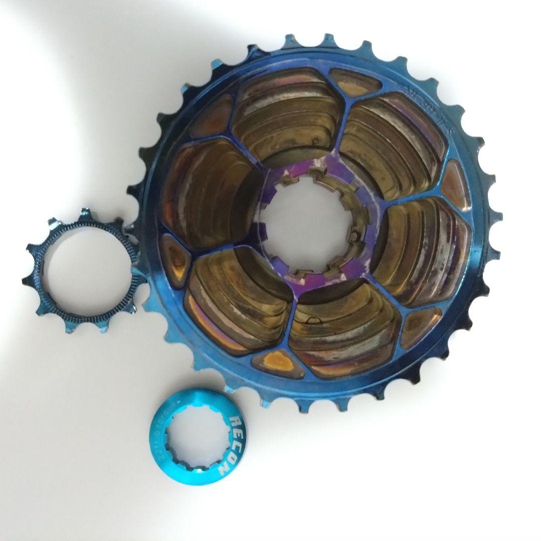 Recon レーコン アロイカセットスプロケット リミテッドカラー