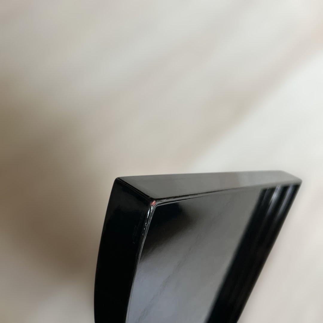 おしゃれな漆の重箱 漆器 工芸品 ベトナム 作家作品 和食器 モダン　ブラック