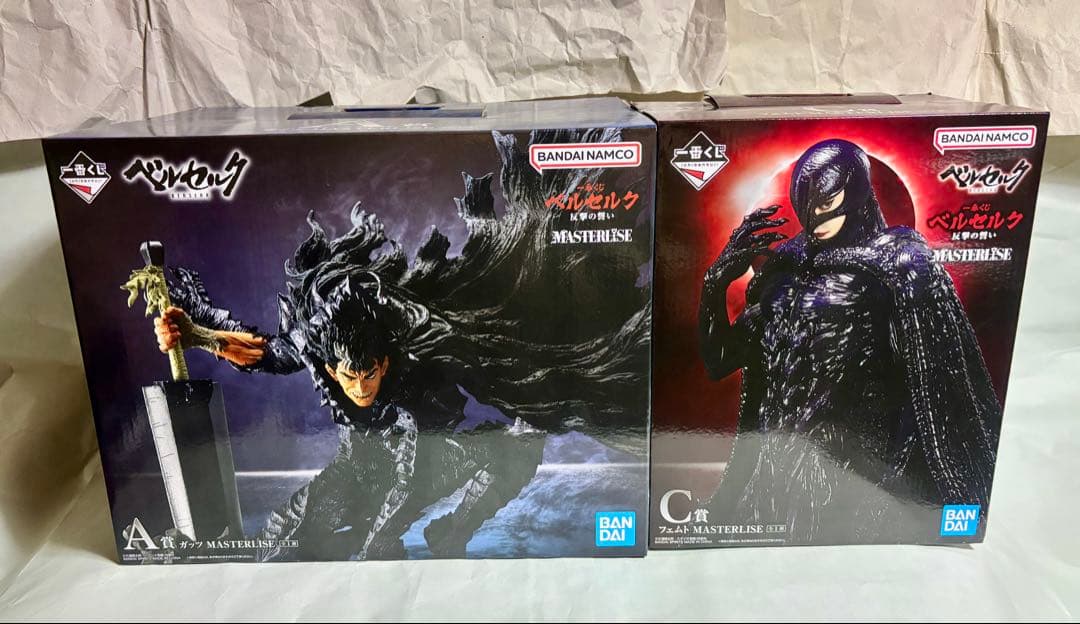 一番くじ　ベルセルク　反撃の誓い　ガッツ　フェムト　髑髏の騎士　ベヘリット　他