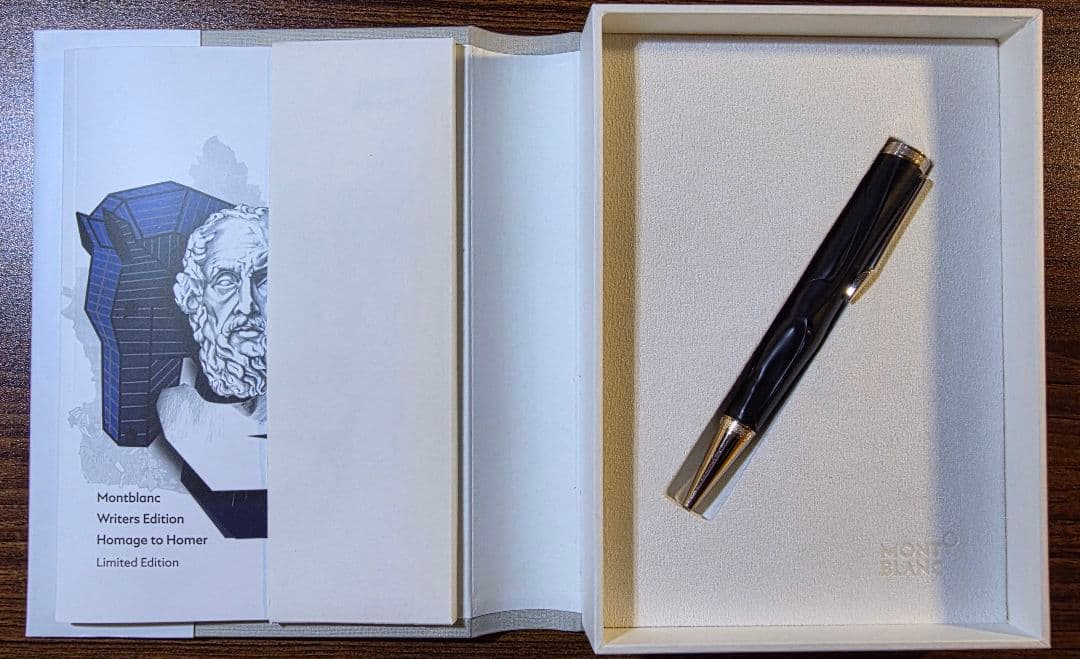 【中古】モンブラン 2018作家 8600本限定 ホメロス ローラー ボールペン