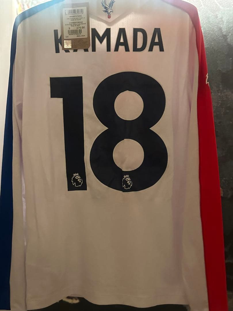 【日本未発売】クリスタルパレス25/26 サードユニフォーム 鎌田大地　正規品