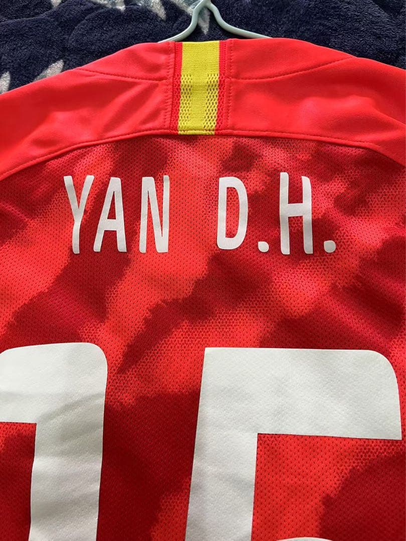 【★マッチウォーン★支給品】2020広州恒大CSL#15厳鼎皓選手