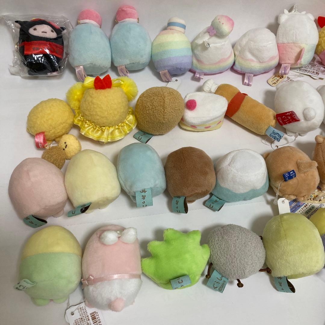 すみっコぐらし　ハウスケース＋てのりぬいぐるみ　37体　まとめ売り　たぴおか他
