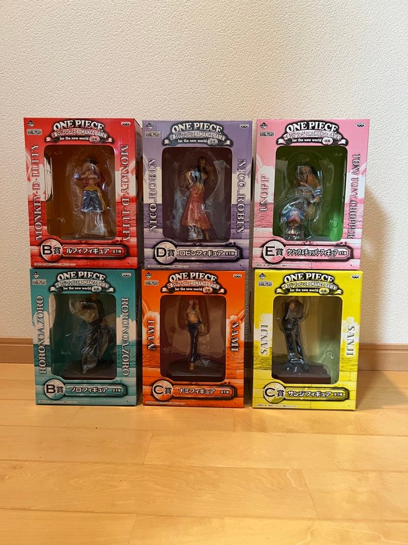 一番くじワンピース ROMANCE DAWNフィギュア コンプ+サニー号セット