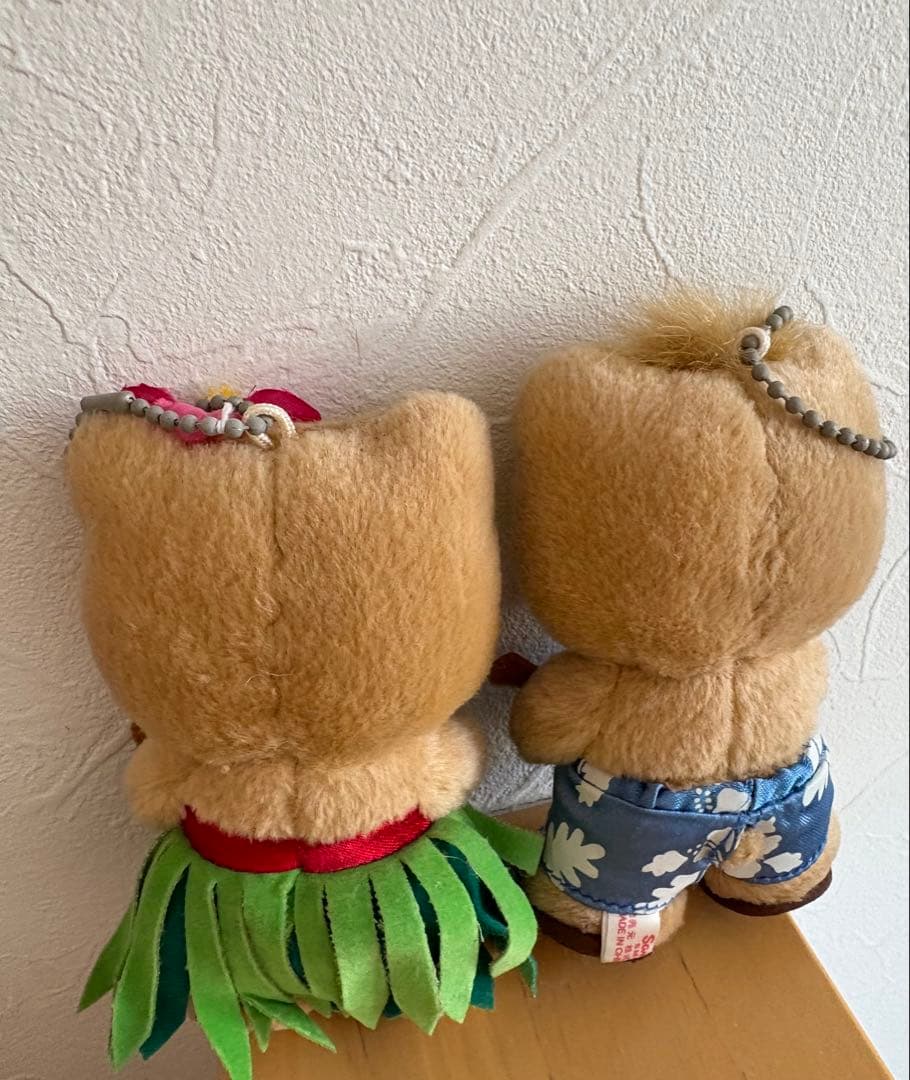 【超レア】日焼けキティ&ダニエル フラダンス ぬいぐるみ 新品