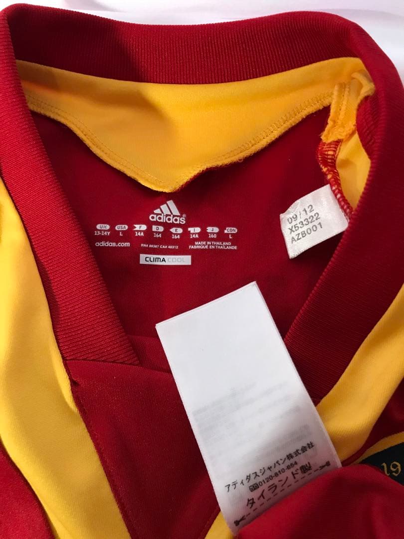 正規品adidas スペイン代表「7」ダビド・ビジャ 半袖 160 ユニフォーム