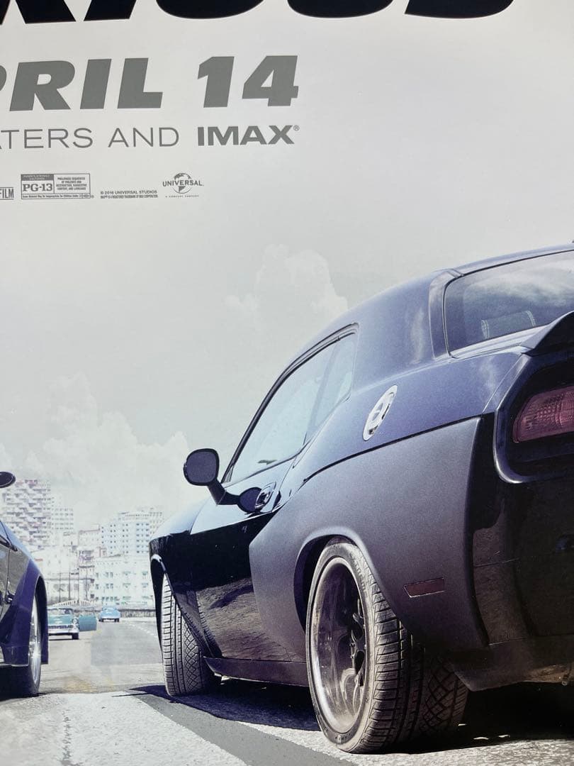 *枚数限定*映画館用片面印刷ポスターUS版: ワイルドスピード ICEBREAK