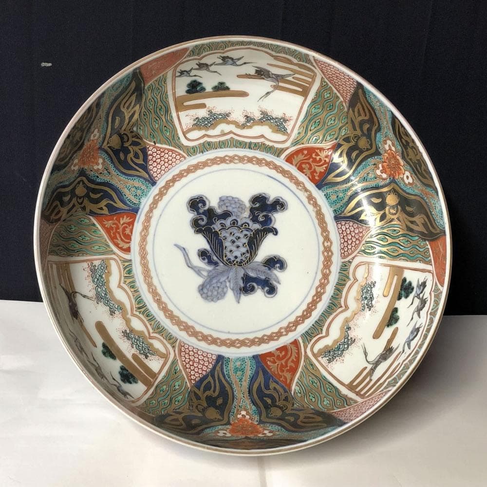 e1317 古伊万里 色絵鉢 色絵 鉢