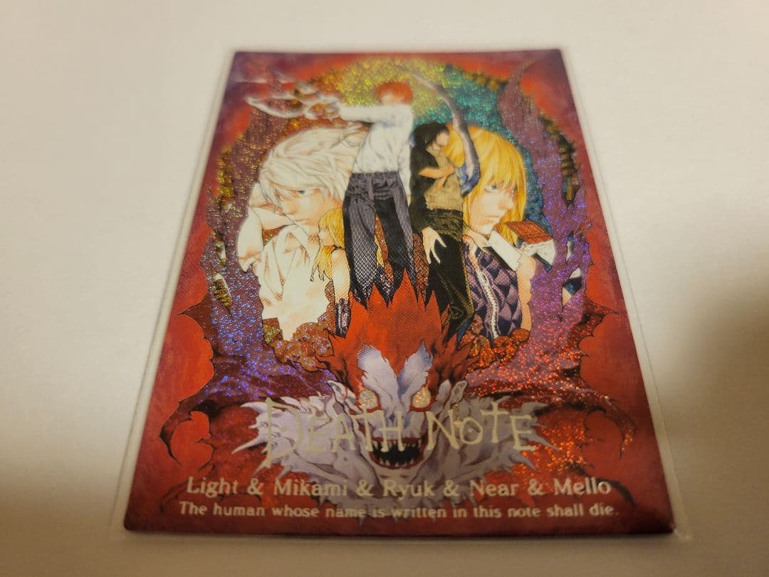 デスノート　トレカ　スーパーレア　夜神月　魅上照　メロ　ニア　貴重　SP