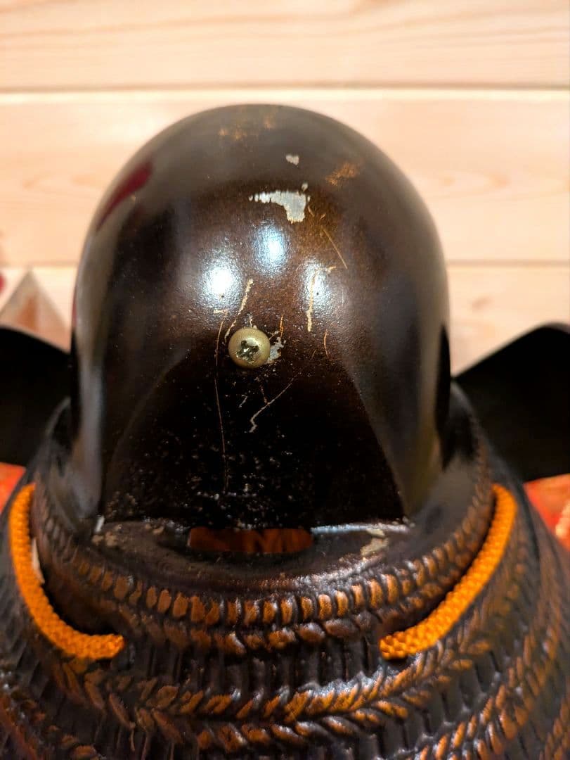 【良】年代物　美術品　出世兜　太閤　豊臣秀吉　美術鋳物　縁起物　昭和　骨董品