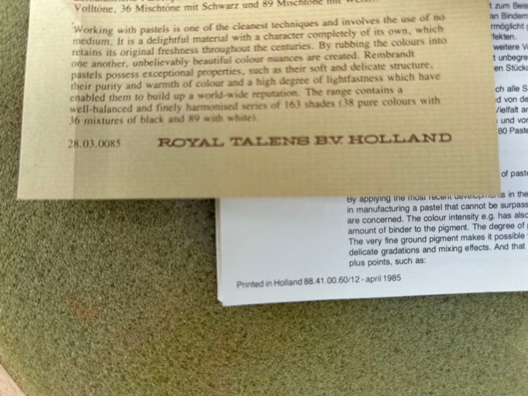 rembrandt レンブラント ソフトパステル 廃番品 180色