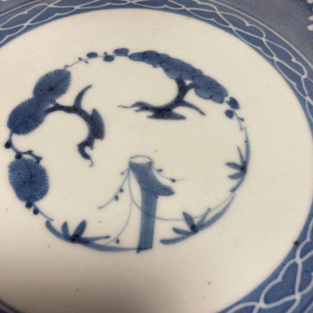 古伊万里　大皿　松竹梅