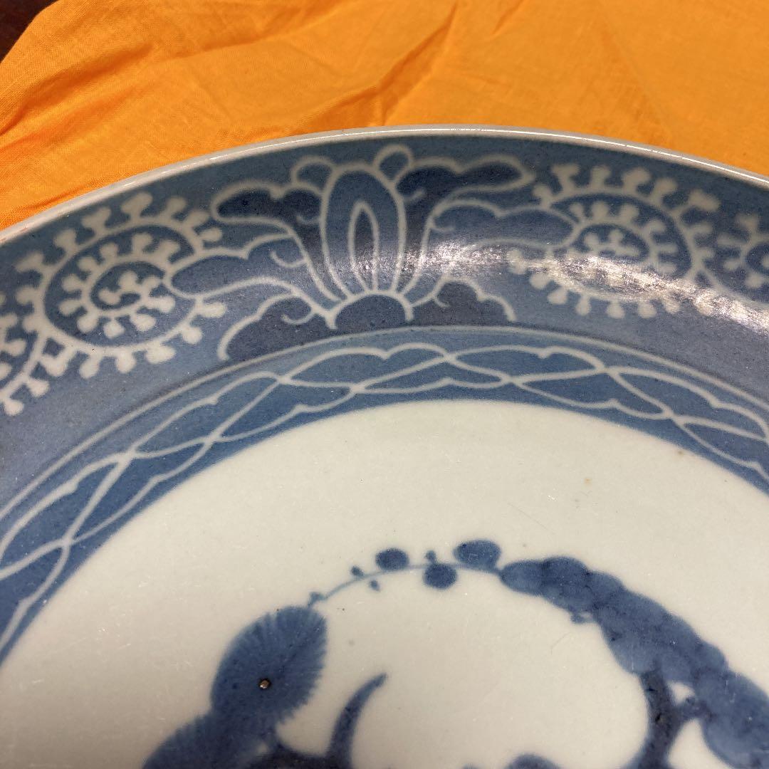 古伊万里　大皿　松竹梅