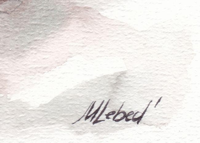 イラスト　原画　リーベド・マリーナ 「疾駆」