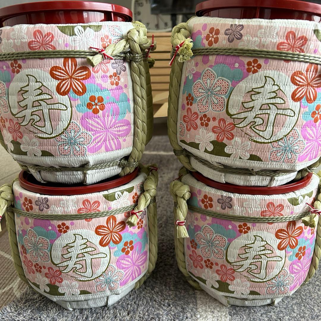 ぷりん　ミニ菰樽　こも樽　こもだる　4個