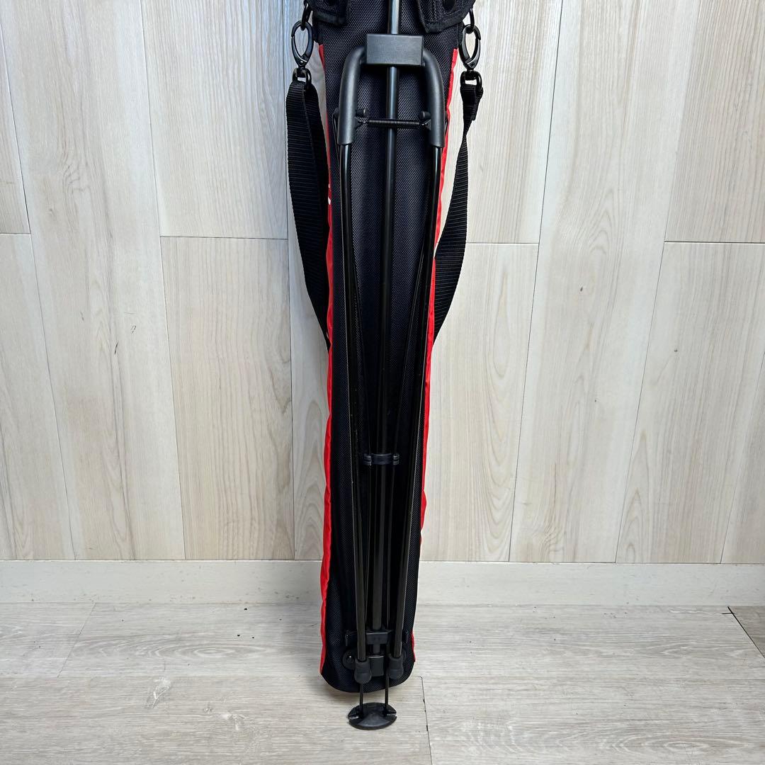 【セルフプレー】タイトリスト スタンドバッグ ブラック×赤　サブバッグ