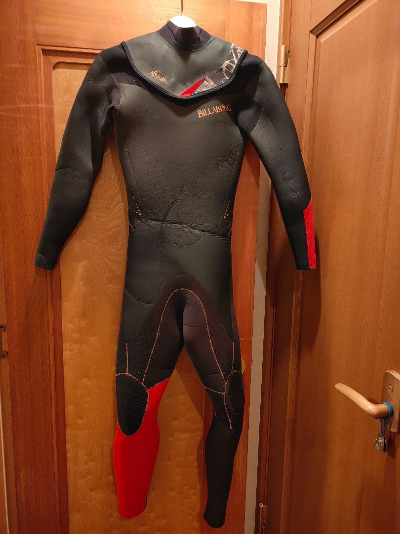 【美品】BILLABONG　正規品　高級ウエットスーツ　セミドライ　ノンジップ