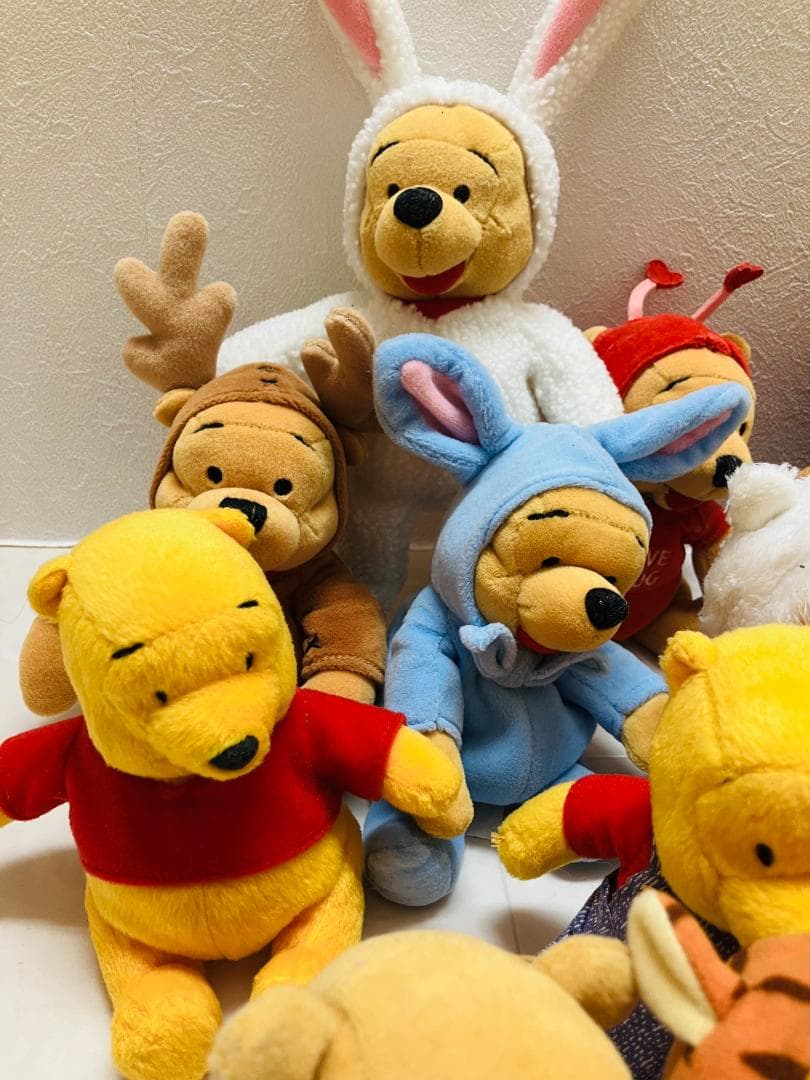 激レア希少くまのプーさん ぬいぐるみ 大量 レトロ 干支 着ぐるみ ディズニー
