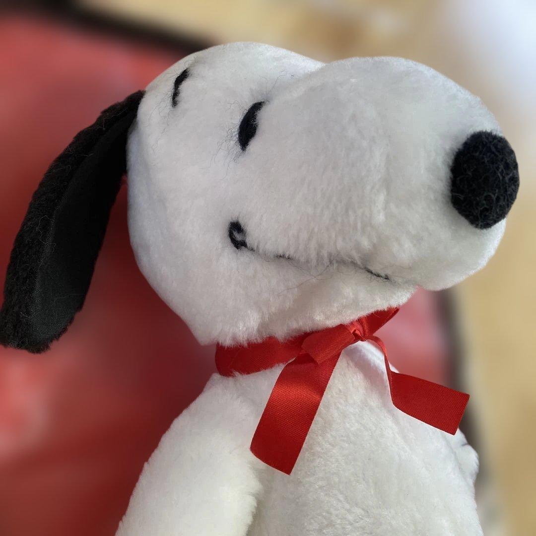 希少品！初期 スヌーピー ぬいぐるみ 日本製