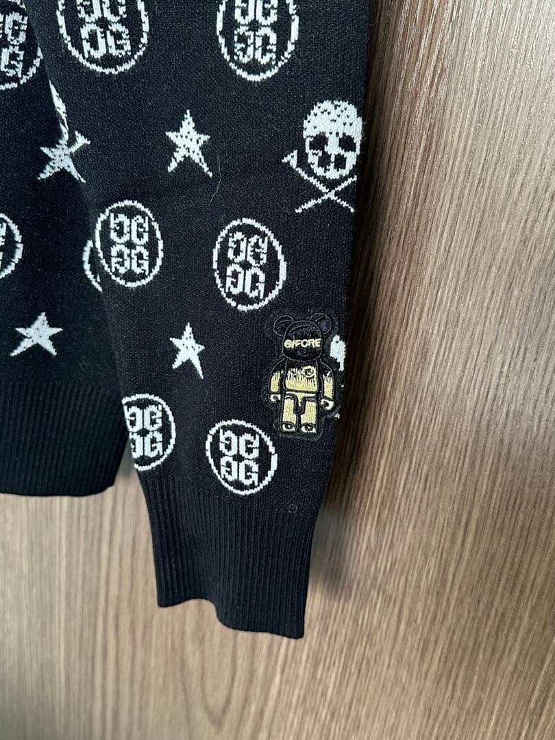 新品未使用新作G/FOREジーフォアメンズジャガードセーターsizeXL