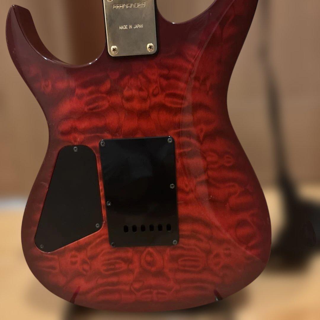 日本製 FERNANDES FGZ トレモロアーム・ストラップ付 新品弦張替済