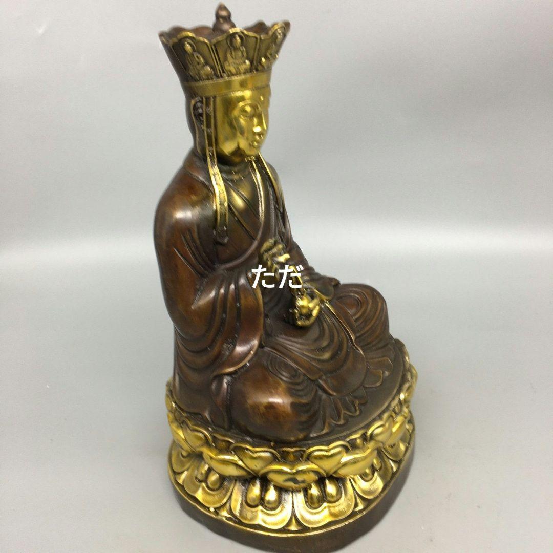 仏教美術 仏像 地蔵王 小仏像 銅製 銅器