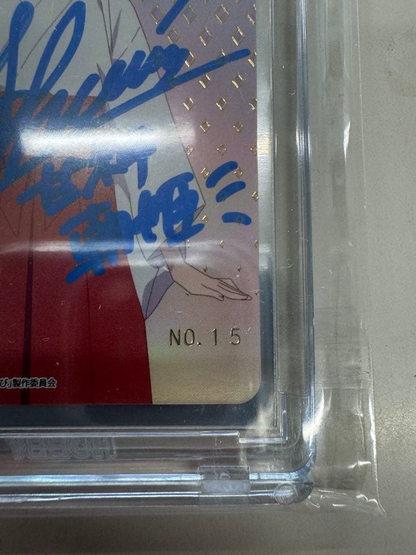 シリアルNO15朝姫　朝の靴紐　AGR 直筆サイン 若山詩音さん