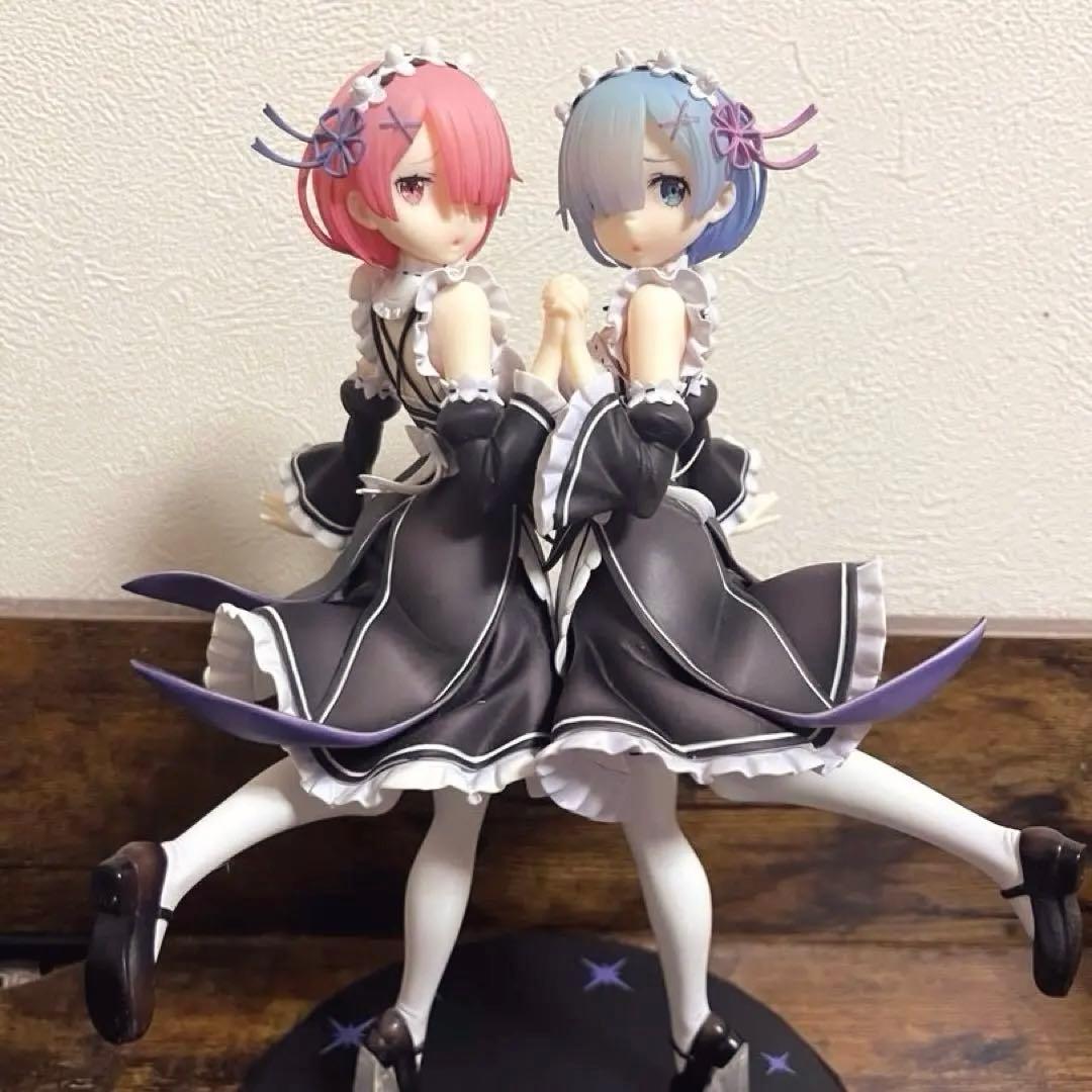 リゼロ　1/7スケール　フィギュア　レム　＆　ラム　Twins Ver.