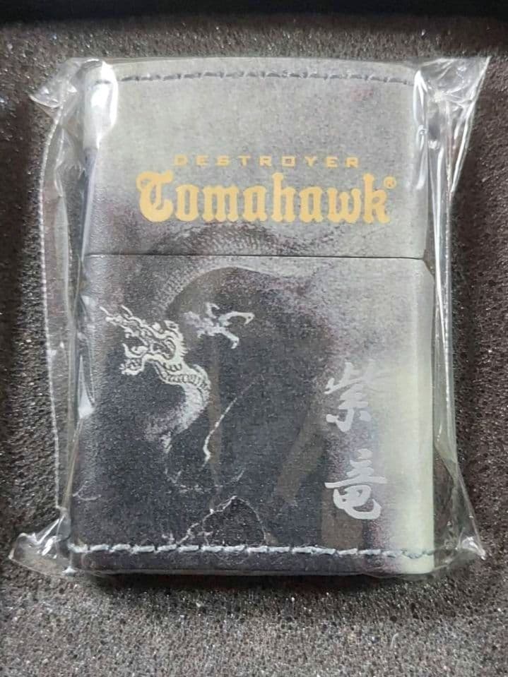 メガバス ジッポーライター革製品(アートレザー)紫龍 新品未使用