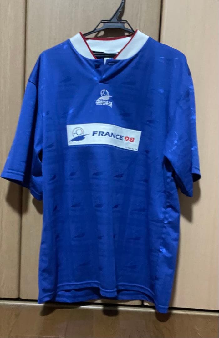 FRANCE 98 サッカーシャツ 青