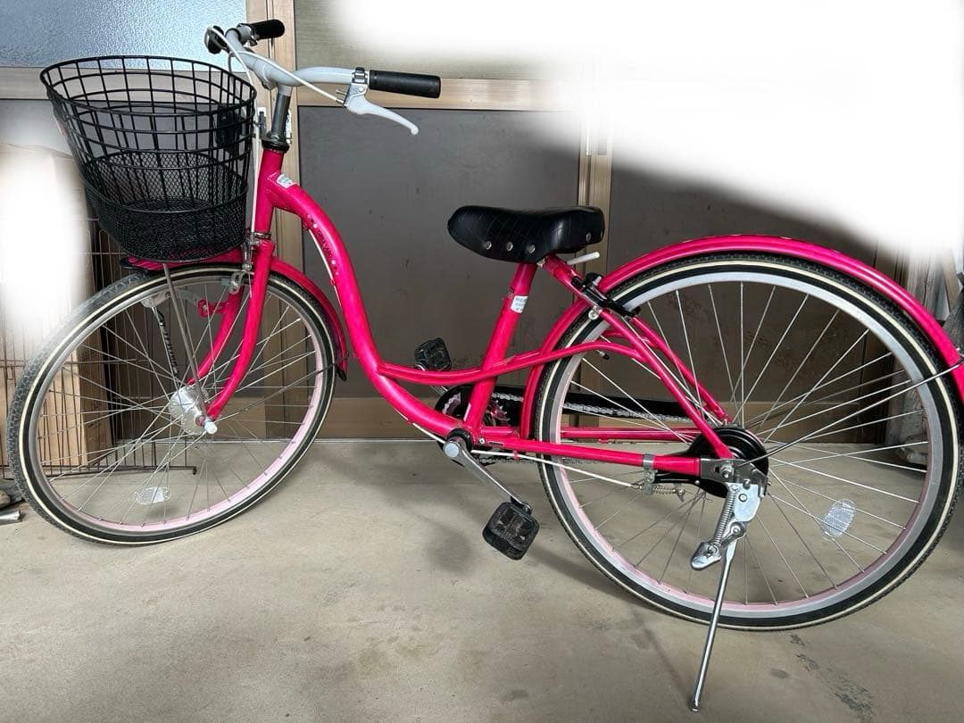 女の子　24インチ　自転車　ピンク　ガールズ　ラボ　ラブリー　ヘルメット