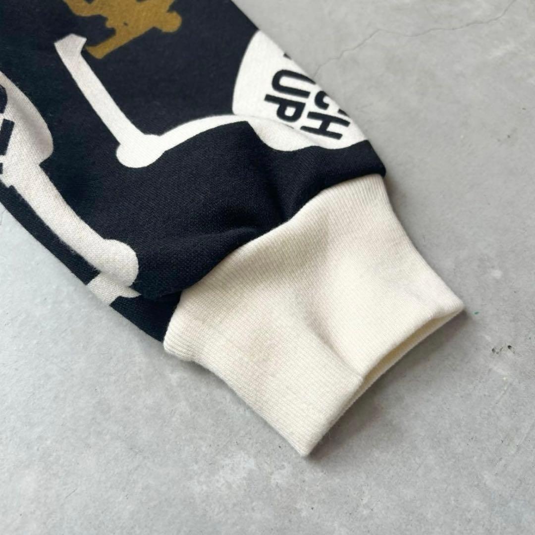 PEARLY GATES 総柄 ダブルジップアップ 裏起毛 ブルゾン サイズ1