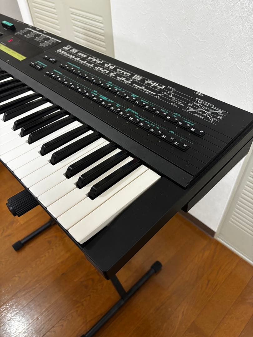 【美品】Yamaha DX7 II-D 純正ケース・説明書・カートリッジ付