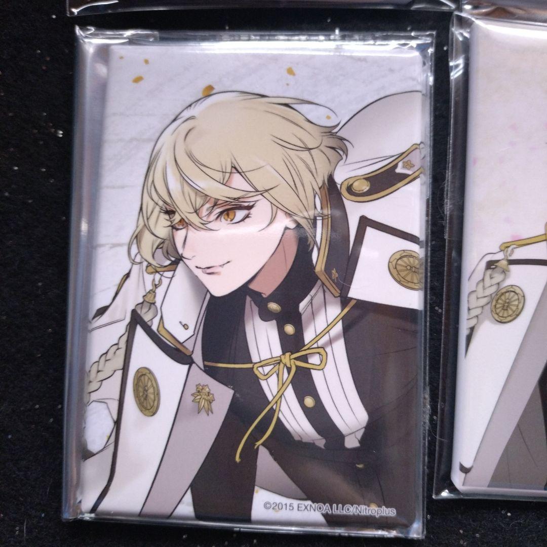 【新品】スクエア缶バッジ 髭切セット