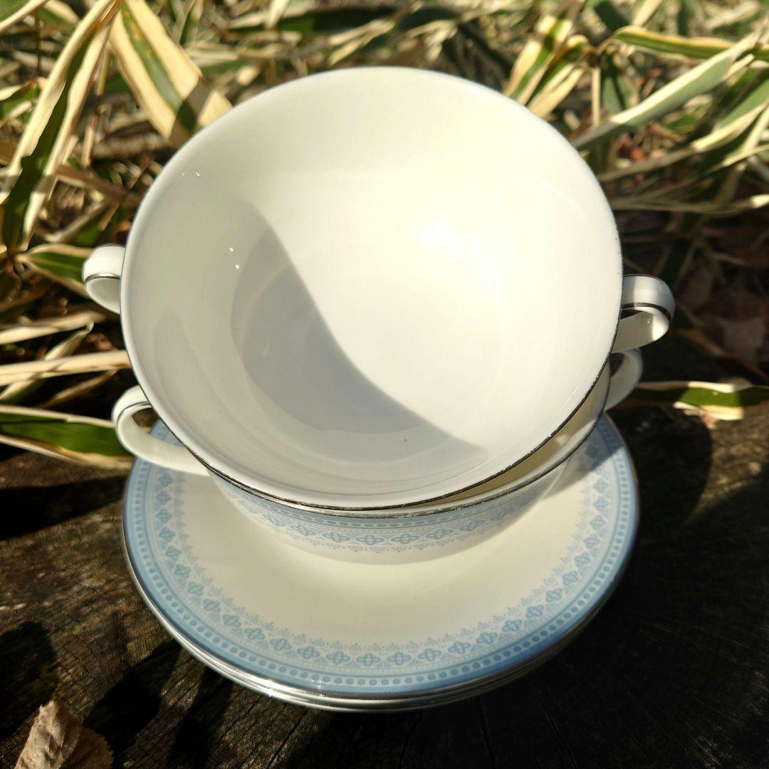 オールドロイヤルドルトン　1973年イギリス製　ボーンチャイナ　スープカップ２客