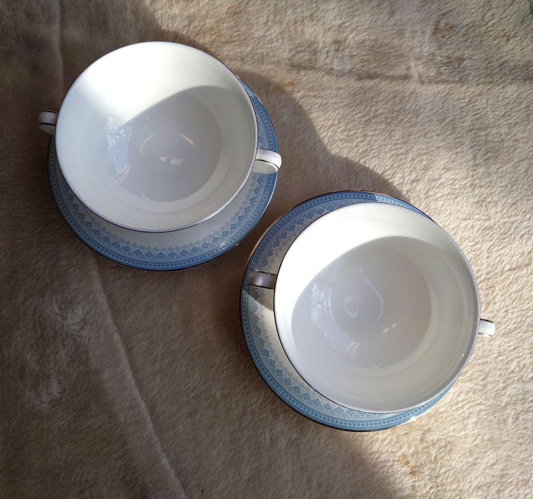 オールドロイヤルドルトン　1973年イギリス製　ボーンチャイナ　スープカップ２客